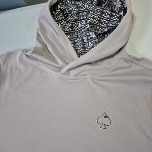 Pins & Aces Golf Performance Hoodie Mens Large Southwestern Hood Lining Stretch